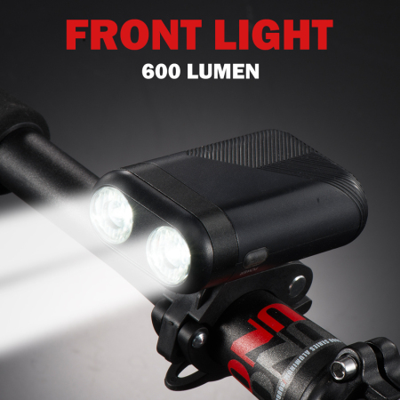 600 Lumen Bicycle Light Set